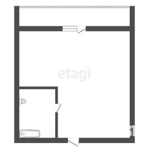 Студия квартира, вторичка, 25м2, 12/12 этаж