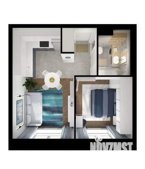 1-к квартира, вторичка, 38м2, 7/9 этаж