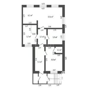 3-к квартира, вторичка, 35м2, 1/1 этаж