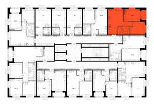2-к квартира, вторичка, 49м2, 14/16 этаж