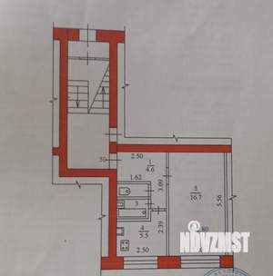 1-к квартира, вторичка, 30м2, 1/5 этаж