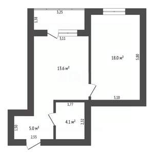 1-к квартира, вторичка, 41м2, 2/16 этаж