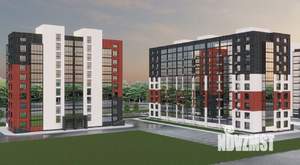 1-к квартира, строящийся дом, 38м2, 8/9 этаж