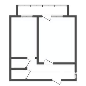 1-к квартира, вторичка, 34м2, 9/10 этаж