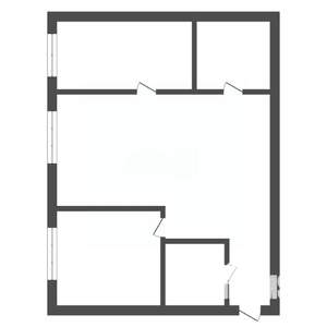 2-к квартира, вторичка, 42м2, 1/4 этаж