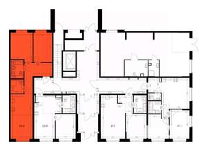 2-к квартира, вторичка, 60м2, 1/9 этаж