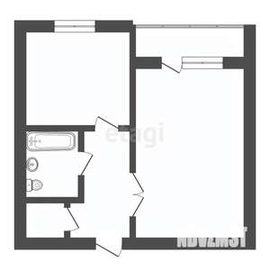 1-к квартира, вторичка, 38м2, 2/9 этаж